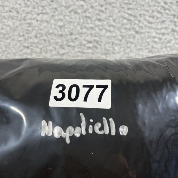 VINTAGE Napoliello Sweater Men XL Beige Cable Knit Preppy Made USA 90s Henley - Picture 6 of 6